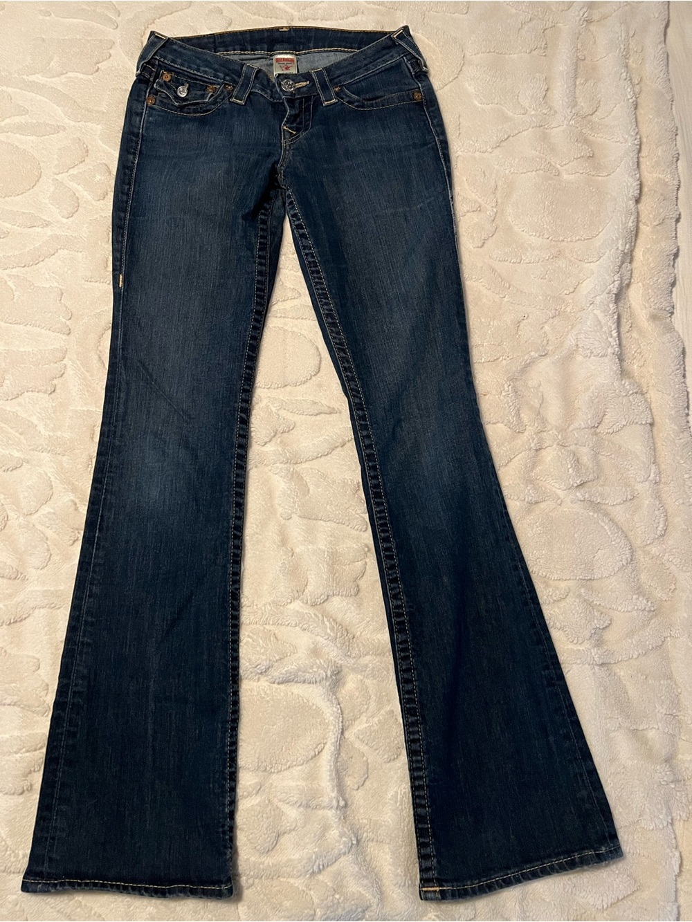 True Religion Dark Blue Flare Jeans